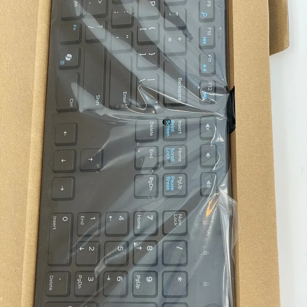 Dell KB216 Wired USB Keyboard Mouse Black Full Size QWERTY New in Package